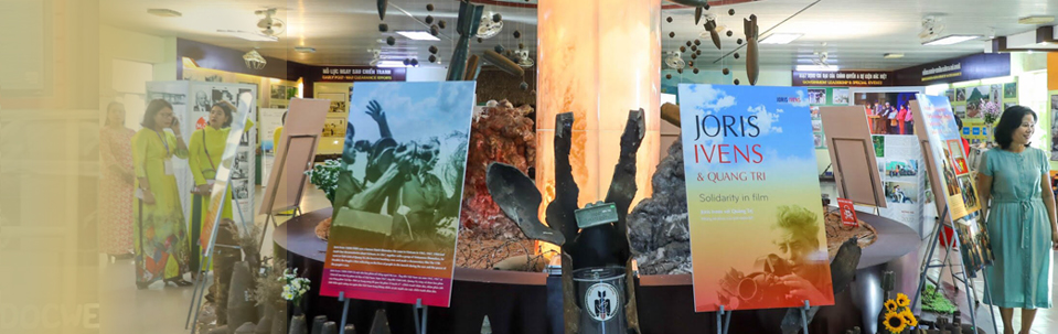 Expositie over Joris Ivens in het Landmijncentrum van Quang Tri